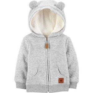 Simple Joys by Carter Kids Size: 3-6 Fleece Bear Ears Hoodie